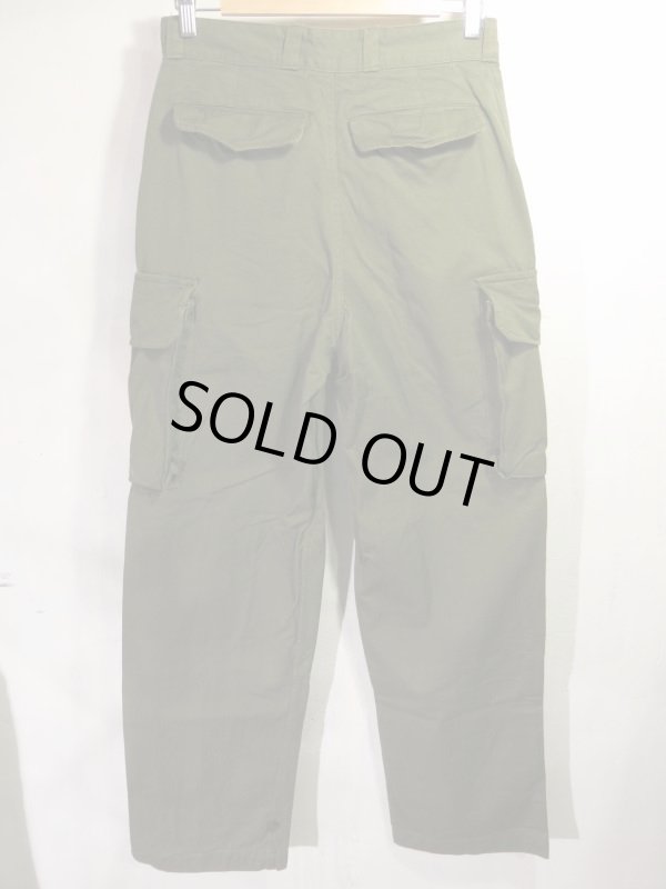画像4: DEADSTOCK 60's VINTAGE French ARMY M-47 Cargo pants デッド フランス軍 カーゴパンツ ワンウォッシュ