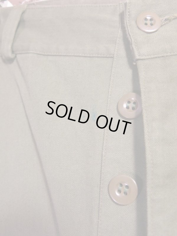 画像4: DEADSTOCK 60's VINTAGE French ARMY M-47 Cargo pants デッド フランス軍 カーゴパンツ ワンウォッシュ