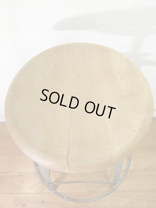 画像3: ＵＳＡ輸入 VINTAGE ビンテージ インダストリアル スツール 工業