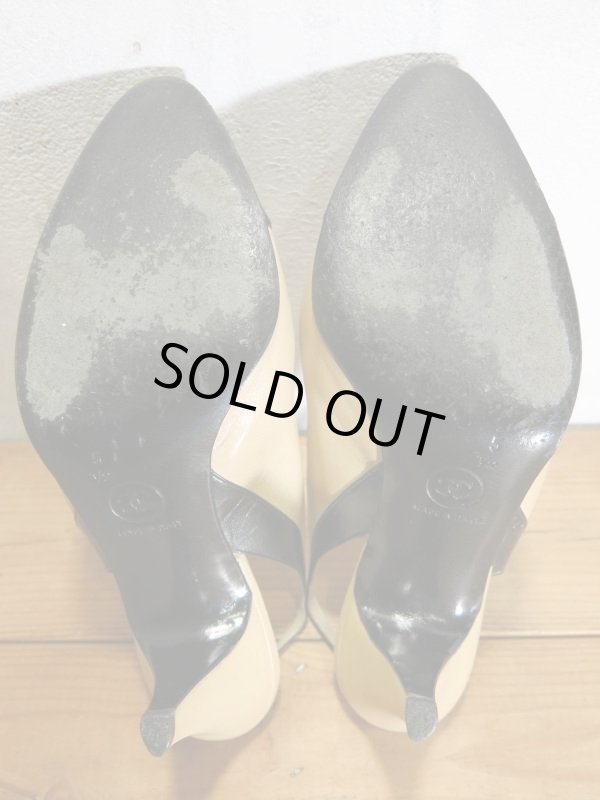 画像9: CHANEL シャネル バイカラー パンプス ハイヒール 