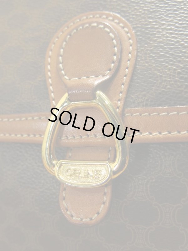 CELINE マカダムロゴ ストラップ CELINE セリーヌ 2wayショルダーストラップのみ マカダム バッグ