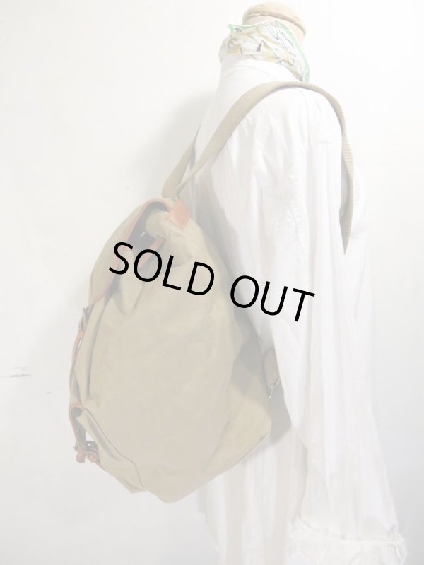 画像3: RALPH LAUREN ラルフローレン レザー×キャンバス リュック