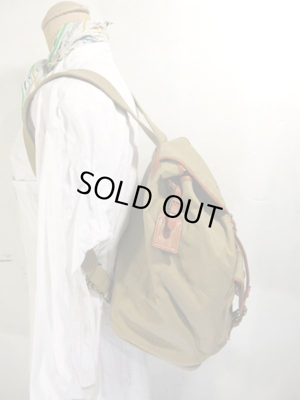 画像4: RALPH LAUREN ラルフローレン レザー×キャンバス リュック