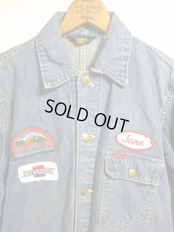 画像2: 60s70s VINTAGE BIG SMITH ビンテージ ビッグスミス デニム カバーオール