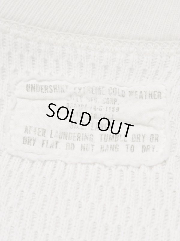 画像7: 74s Vintage US ARMY cotton100% Thermal アメリカ軍 ビンテージ サーマル