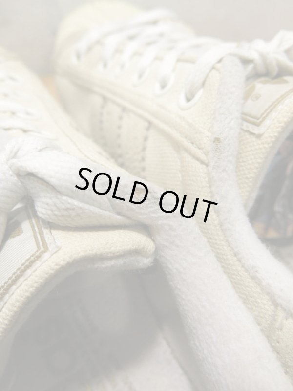 画像3: 97年製 adidas アディダス SUPER STAR スーパースター キャンバス 白 size8.5