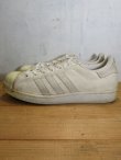 画像1: 97年製 adidas アディダス SUPER STAR スーパースター キャンバス 白 size8.5