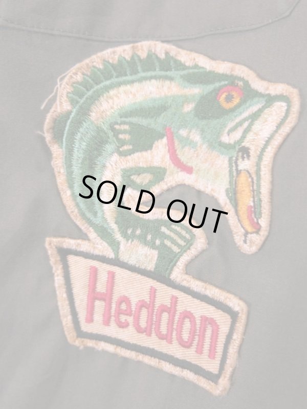 画像2: 70s Vintage FLIPTAIL garcia Heddon fenwick Bass ビンテージ バスフィッシング パッチ シャツ