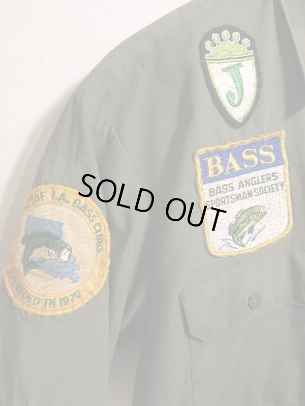 画像5: 70s Vintage FLIPTAIL garcia Heddon fenwick Bass ビンテージ バスフィッシング パッチ シャツ