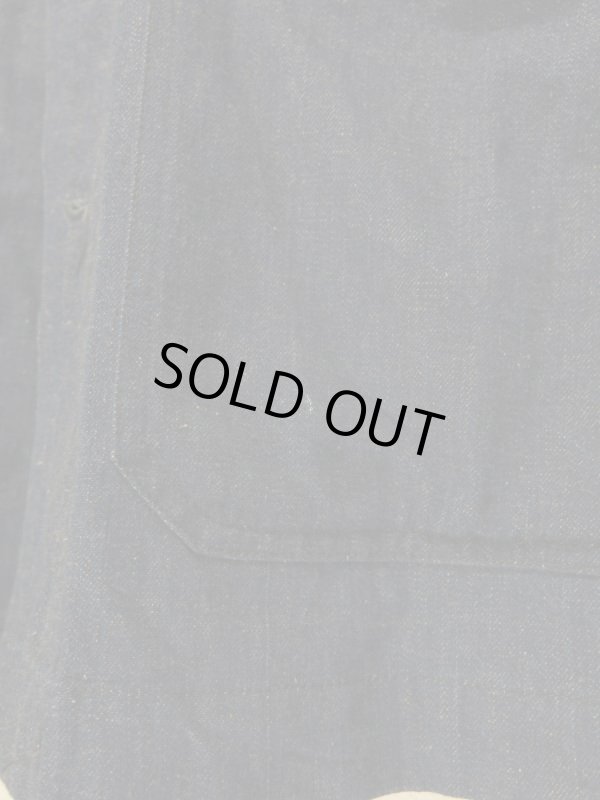 画像7: 40s Vintage US NAVY ビンテージ 米海軍 ショールカラー デニム カバーオール