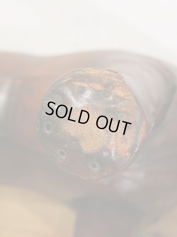 画像12: VINTAGE ビンテージ OMERSA オマーサ レザー スツール ボクサー？ナポリタンマスティフ？