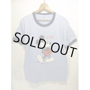 画像: 80s Vintage MICKEY ビンテージ ミッキー リンガー Tシャツ ディズニー