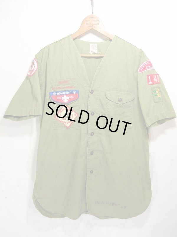 画像1: 1961年 USA Vintage BOY SCOUTS Shirt ビンテージ ボーイスカウトシャツ