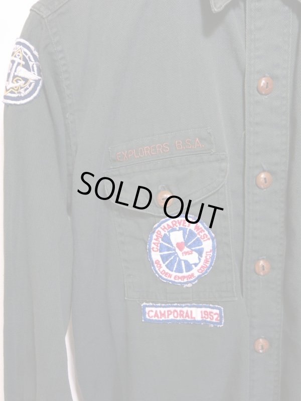 画像2: 1952年 USA Vintage BOY SCOUTS Shirt ビンテージ ボーイスカウトシャツ