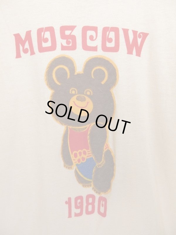 画像2: USA製 '80 Vintage MOSCOW OLIMPIC ビンテージ モスクワ オリンピック こぐまのミーシャ Tシャツ