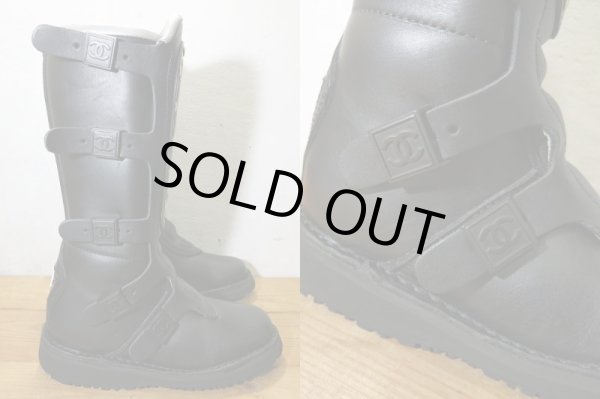 画像3: 美品！ CHANEL シャネル バイカー ブーツ ココマーク デカココ BOOT