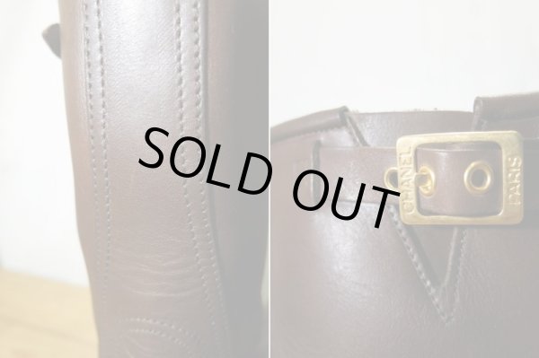 画像5: 美品 COCO CHANEL シャネル エンジニアブーツ つま先 ココマーク