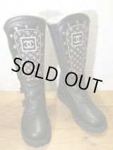 画像: 美品！ CHANEL シャネル バイカー ブーツ ココマーク デカココ BOOT