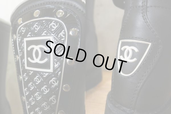 画像4: 美品！ CHANEL シャネル バイカー ブーツ ココマーク デカココ BOOT