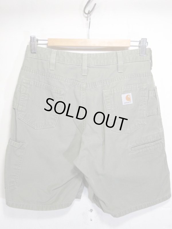 画像1: SALE！90s Carhartt カーハート ダック ペインター ショートパンツ Lカーキ