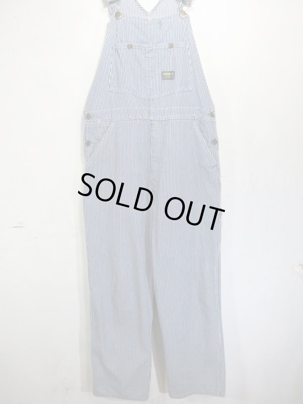 画像2: USA製 OSH KOSH over all オシュコシュ ヒッコリー オーバーオール