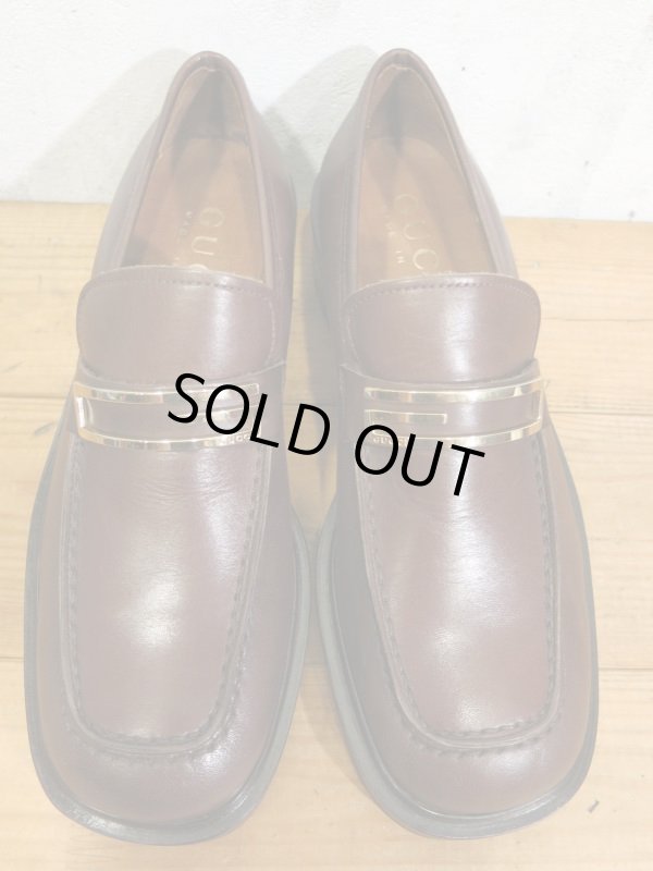 画像2: GUCCI グッチ Gロゴ ローファー 新古品