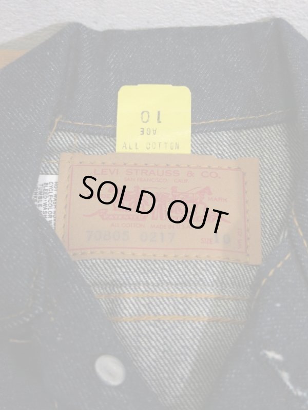 画像4: デッドストック！60s VINTAGE LEVI'S ビンテージ リーバイス 70805 BIG E KID10