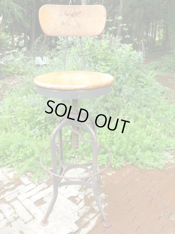 画像3: ＵＳＡ輸入 VINTAGE ビンテージ TOLEDO トレド インダストリアル スツール 工業イス