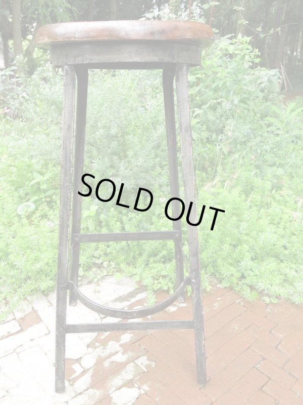 画像2: ＵＳＡ輸入 VINTAGE ビンテージ インダストリアル スツール 工業