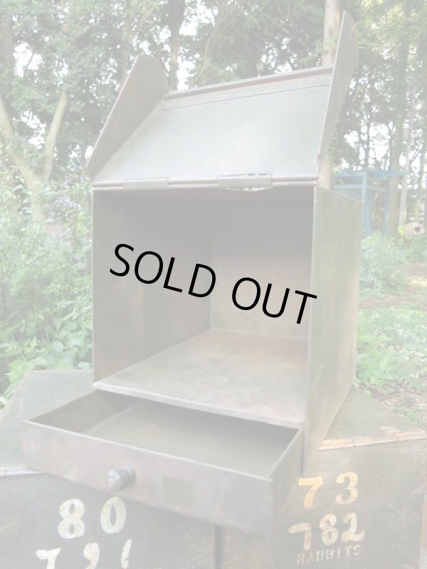 画像5: USA輸入 VINTAGE ビンテージ ステンシル メタル ロッカー SQUIRRELS