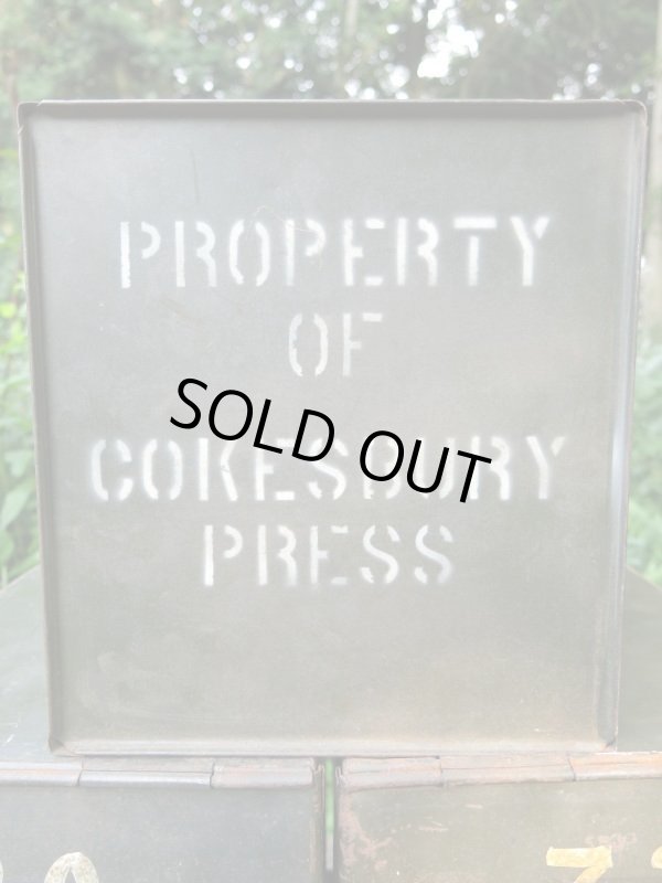 画像4: USA輸入 VINTAGE ビンテージ ステンシル メタル ロッカー SQUIRRELS