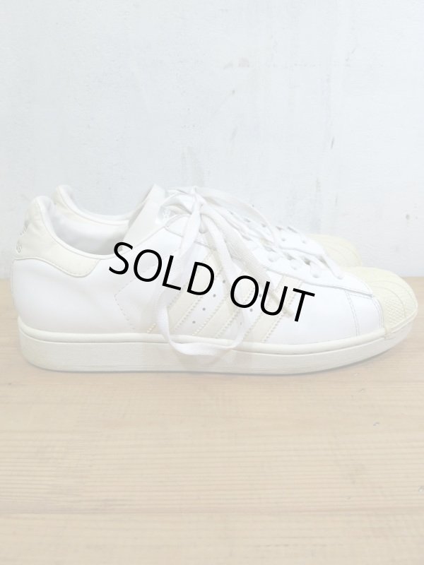 画像3: adidas アディダス SUPER STAR スーパースター 白ベージュ size10ハーフ