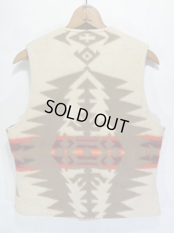 画像6: 80s Pendeleton ペンドルトン ネイティブ柄 ウールブランケット ベスト