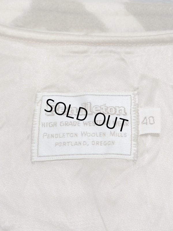 画像8: 80s Pendeleton ペンドルトン ネイティブ柄 ウールブランケット ベスト