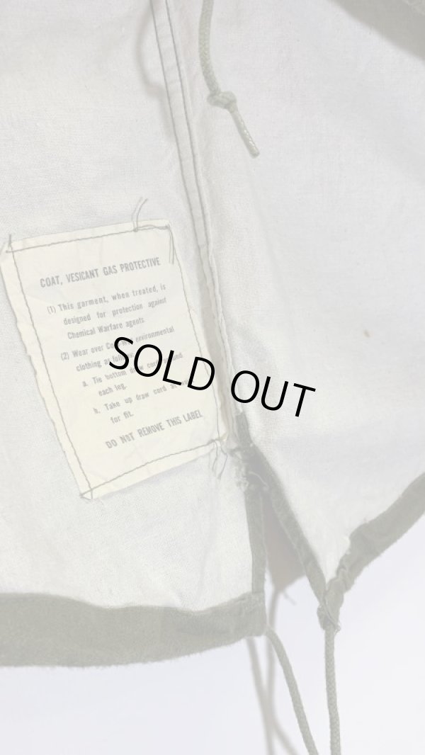 画像5: 60s U.S. ARMY ガスプロテクティブコート 実物