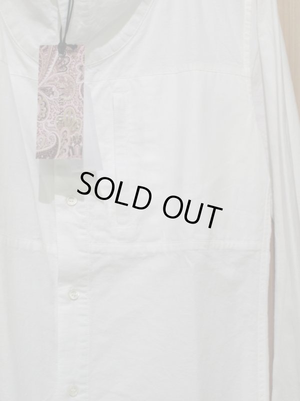画像3: SALE！！定価￥１０２９０！ LAMOND スタンドネックシャツ　WHITE