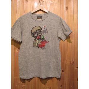 画像: 半額ＳＡＬＥ！￥１２３９０→￥６１９５！　Gypsy & sons Vagrant-T 杢グレー 黒人