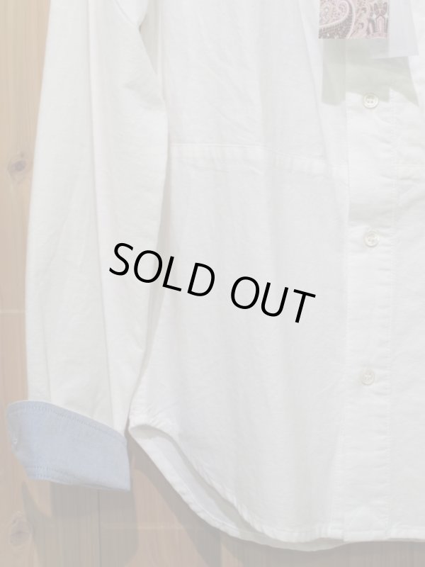 画像4: SALE！！定価￥１０２９０！ LAMOND スタンドネックシャツ　WHITE