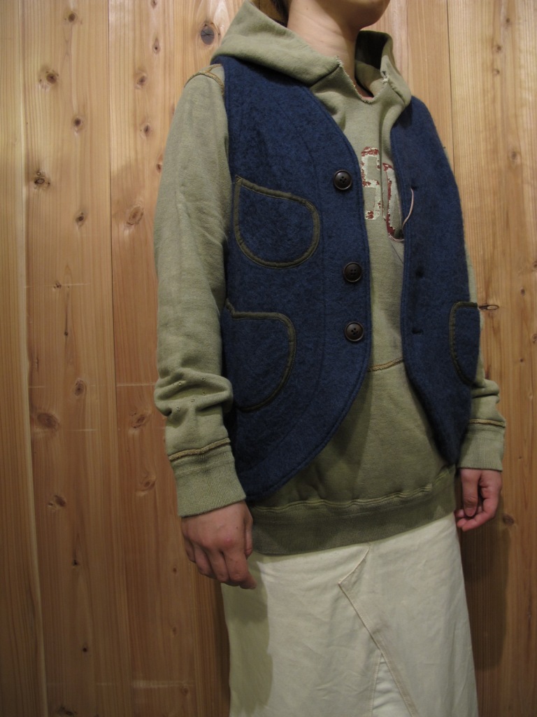 画像: スペシャルSALE！！\20790→\9900 ！Gypsy & sons BF ラグベスト NAVY