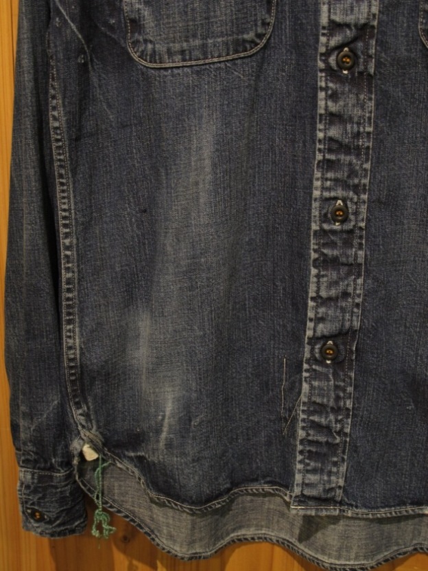 画像3: SALE！\20790→￥１００００！ Gypsy & sons 8oz DENIM WORKMAN SHIRT BLUE