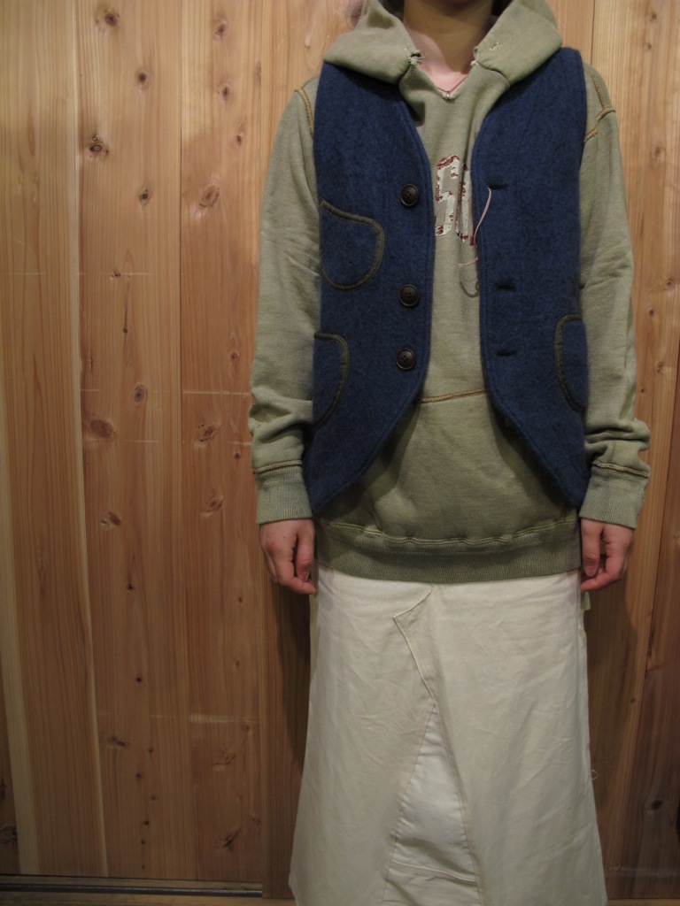 画像: スペシャルSALE！！\20790→\9900 ！Gypsy & sons BF ラグベスト NAVY