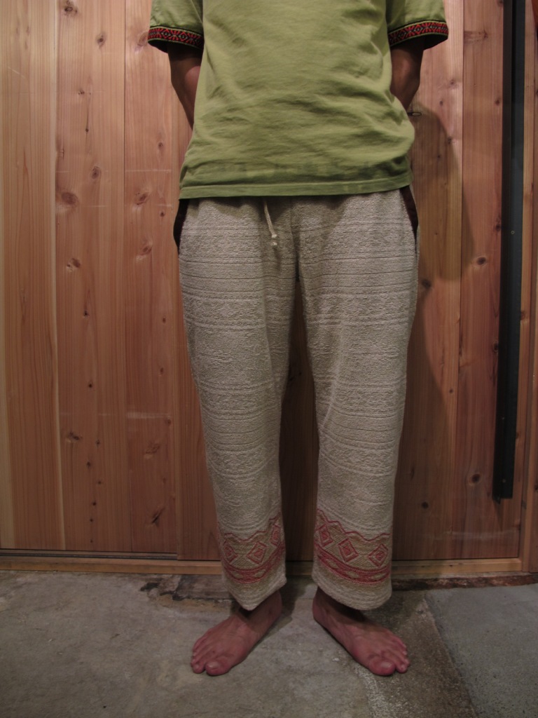 画像: SALE！！\14490→\9400 ！Gypsy & sons PJQ パイルジャガード　イージーパンツ BEIGE