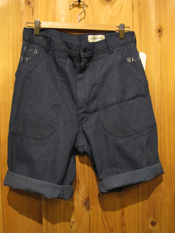 画像: 半額SALE！！\15750→\7875！SHANANA MIL USN Denim Short Pants