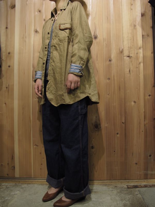 画像: SALE！！\２４１５０→\１９３２０ １２月１４日（水）まで！ La rosa de la fabrica raglan shirts one-piece beige