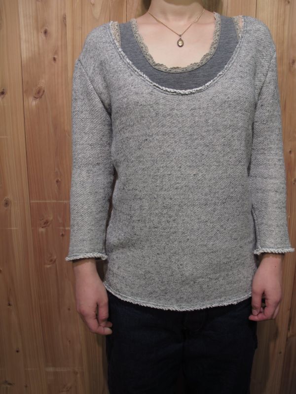 画像: SALE！！\８１４０→\６５１２  La rosa de la fabrica sweat cutsew oatmeal