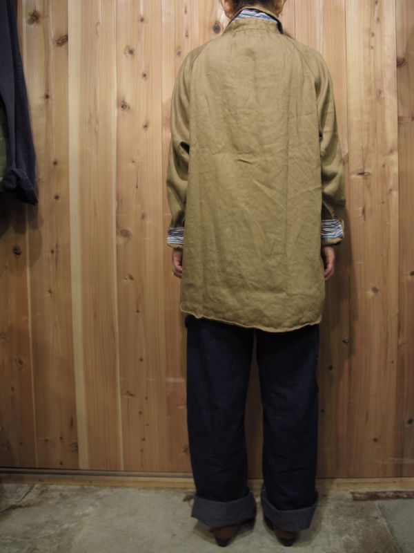 画像: SALE！！\２４１５０→\１９３２０ １２月１４日（水）まで！ La rosa de la fabrica raglan shirts one-piece beige