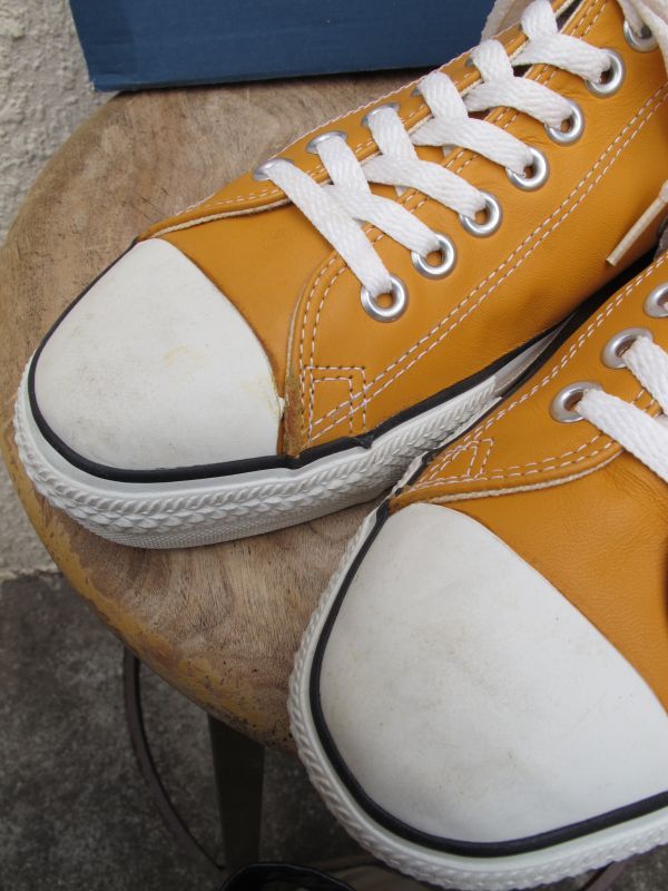 画像: USA製 デッドストック CONVERSE コンバース ALL STAR LOW オールスター GOLD LEATHER ゴールドレザー