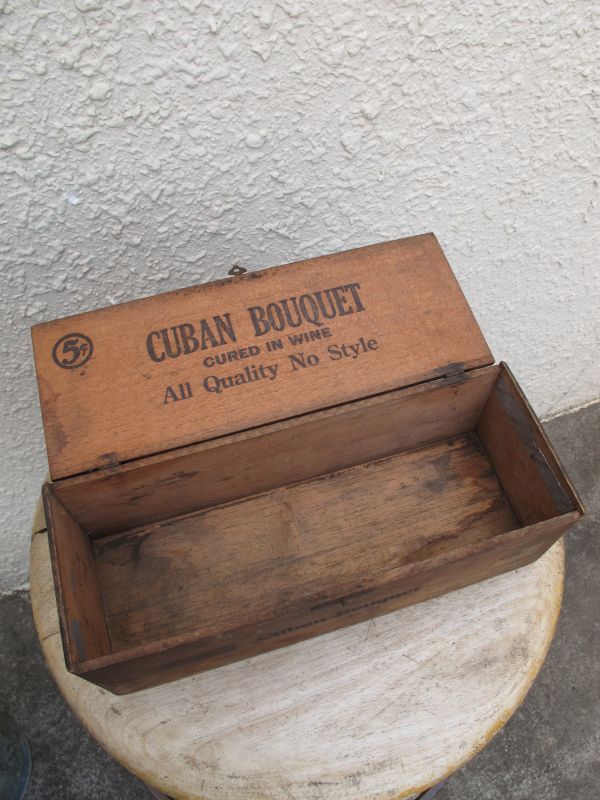 画像: ＵＳＡ輸入 VINTAGE CUBAN BOUQUET Cigar BOX