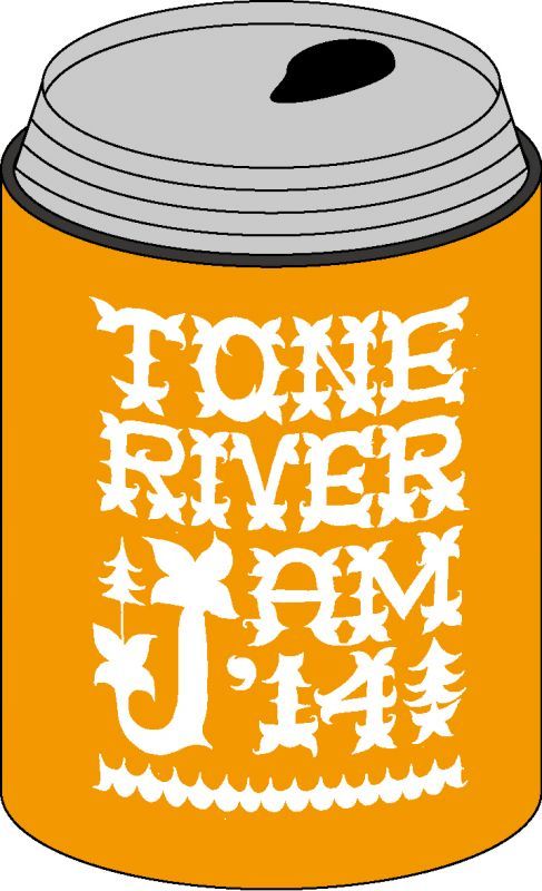 画像1: 半額ＳＡＬＥ！￥８００→￥４００！ TONE RIVER JAM'14 缶クージー　（保冷容器）