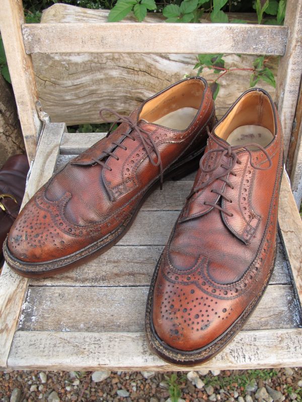 USA製 Vintage Wingtip dress shoes ビンテージ ウイングチップ 